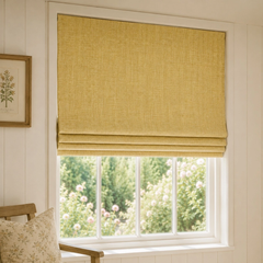 Solid Drapery Roman Blinds