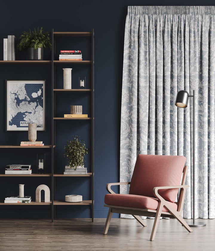 Notting Hill Baby Blue readymade curtains
