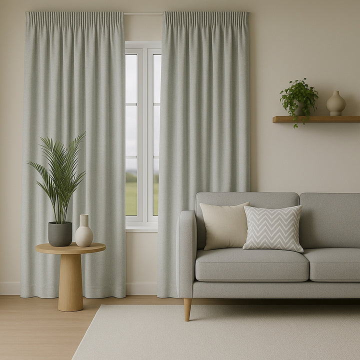 Linoa Willow Mist readymade curtains