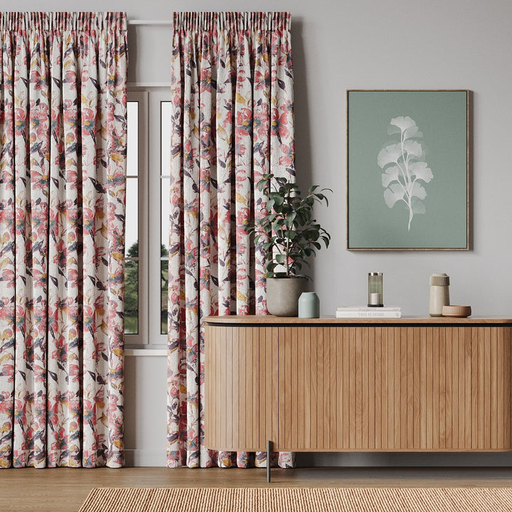Blossom Red curtains