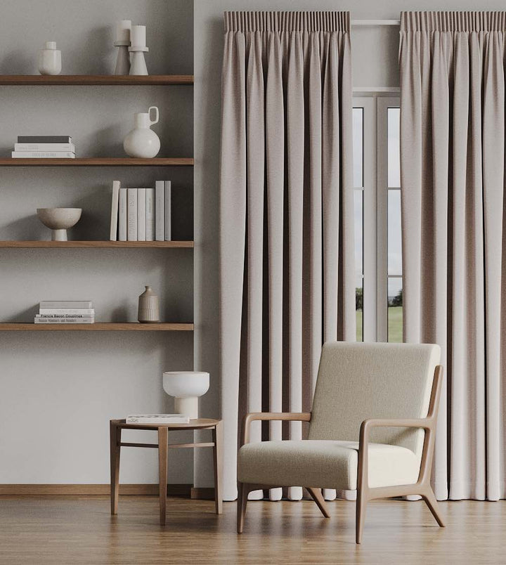 Anchorage Chalk readymade curtains