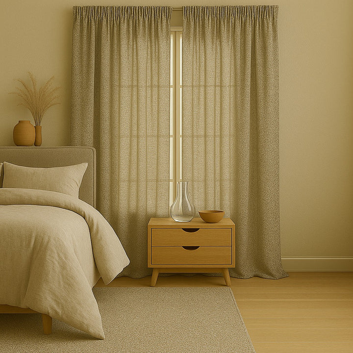 Satori Driftwood readymade curtains