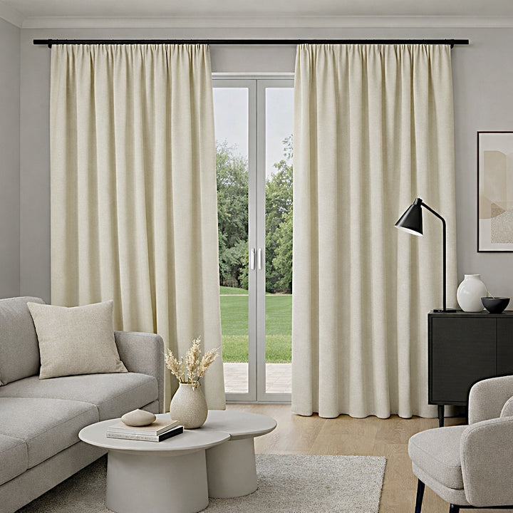 Valencia Oyster readymade curtains