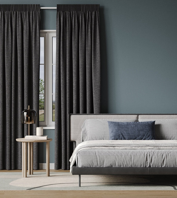 Muriwai Blockout Thunder readymade curtains