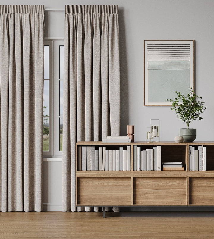 Oahu Blockout Putty readymade curtains