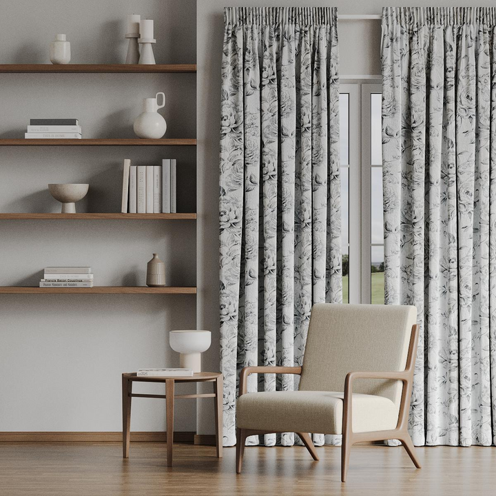 Olivia Natural readymade curtains