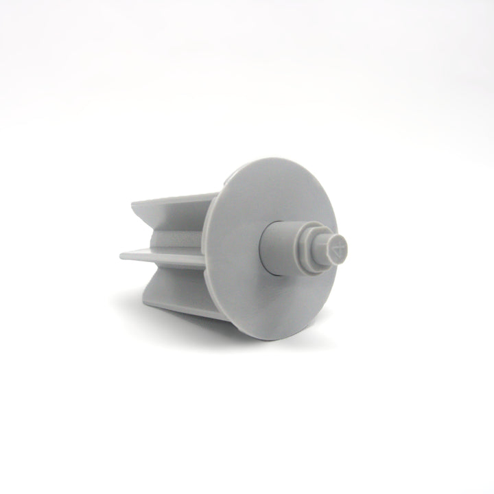 Pin end - Roller Blind - Grey