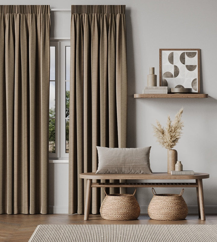 Medlands Blockout Pumice readymade curtains