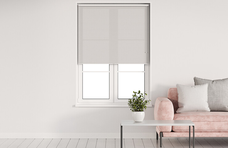 Honeycomb Light filter blinds in designer living room