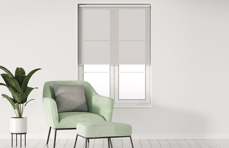 Honeycomb Sheer blinds in bright room