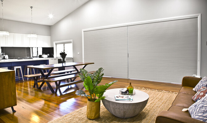 Honeycomb Blockout blinds in modern living space
